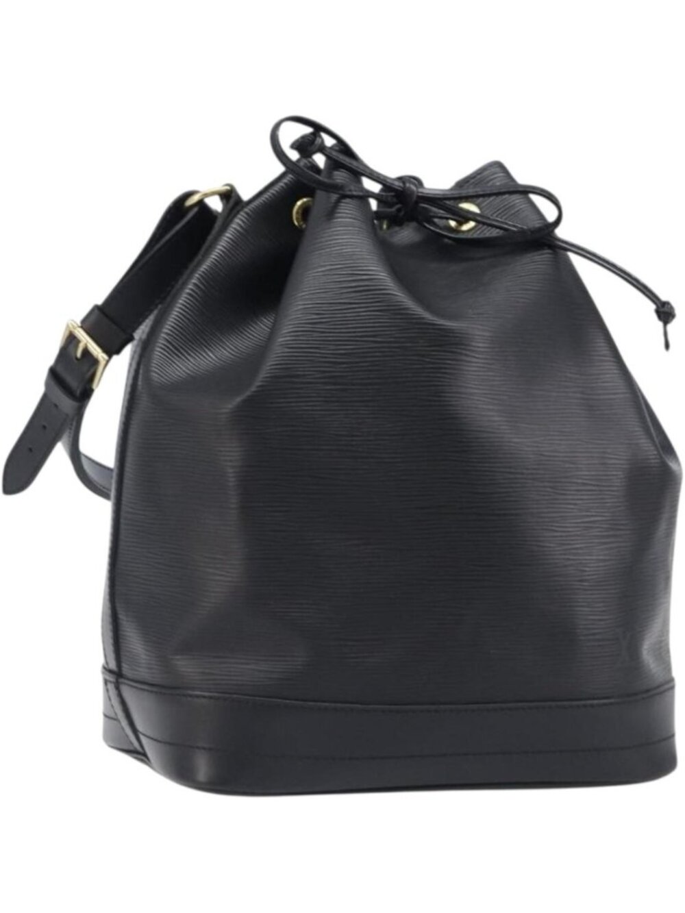 LOUIS VUITTON Epi Noe Shoulder Bag Black M44002